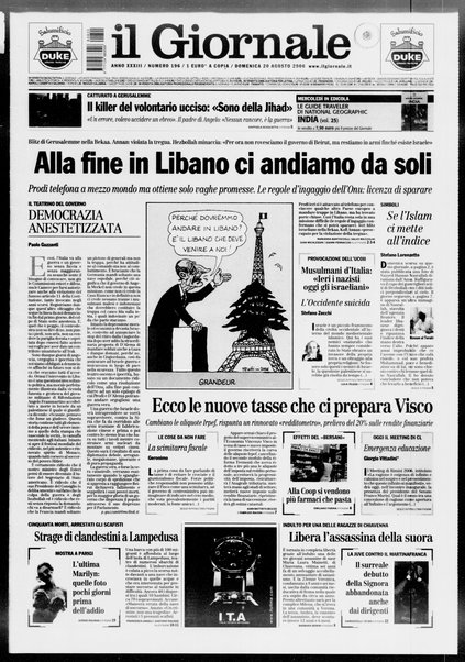 Il giornale : quotidiano del mattino